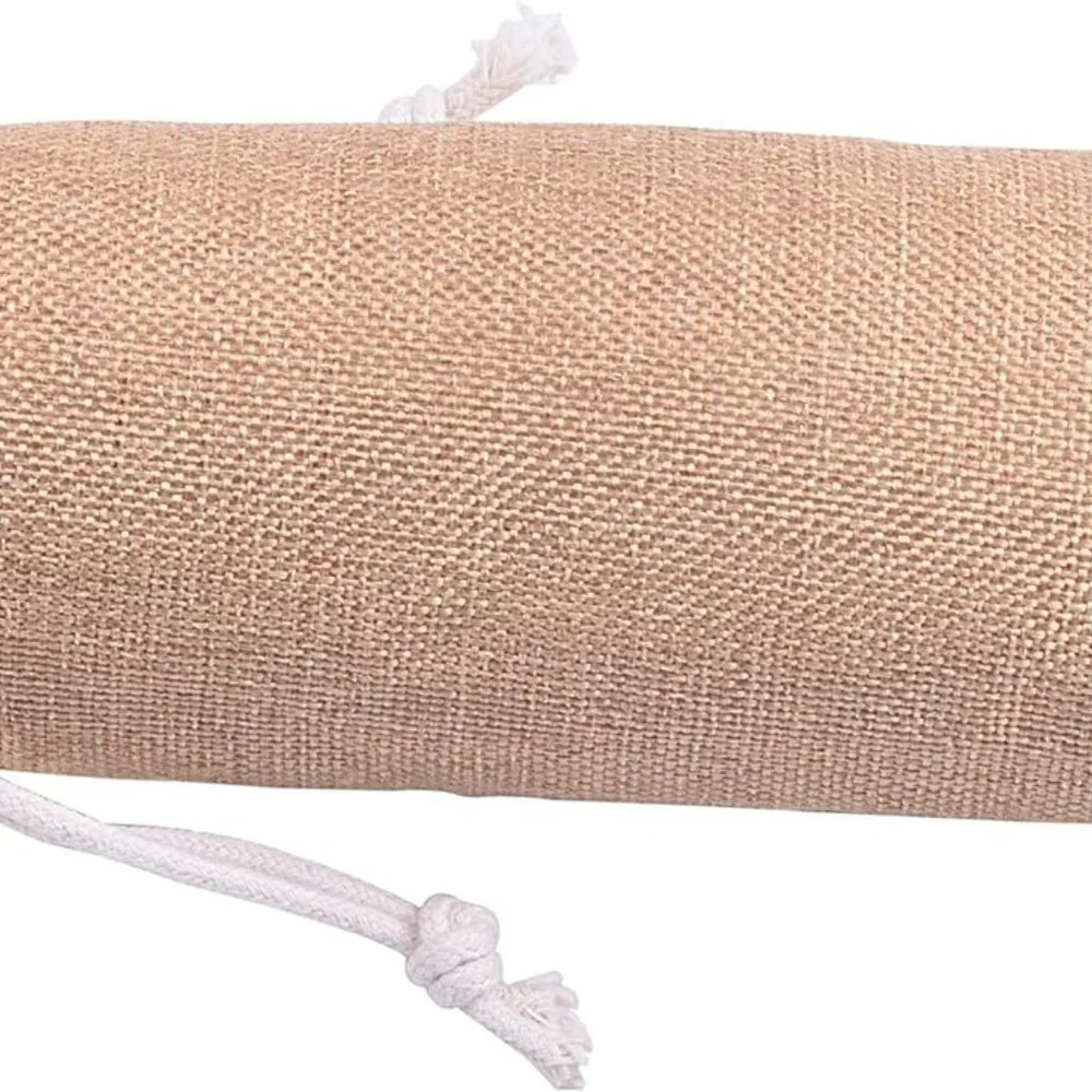 10pcs Camel Lining Burlap Drawstring Bags - BRAND NEW